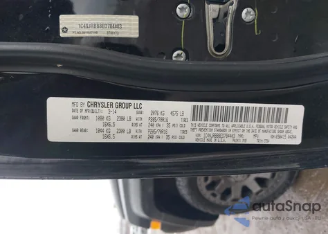 2014 Jeep Patriot Sport из США, поврежденный, VIN 1C4NJRBB8ED784403